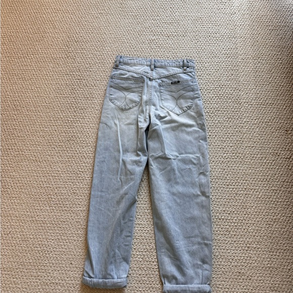Rollas Light Wash Cuffed Jean - Picture 3 of 6